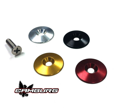 Black Fender Washer Kit (10 Pack) <br>Universal