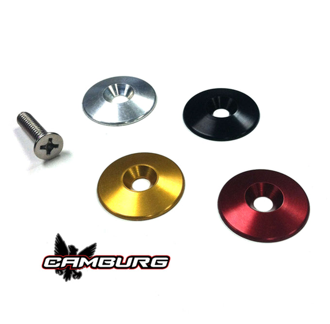 Black Fender Washer Kit (10 Pack) <br>Universal