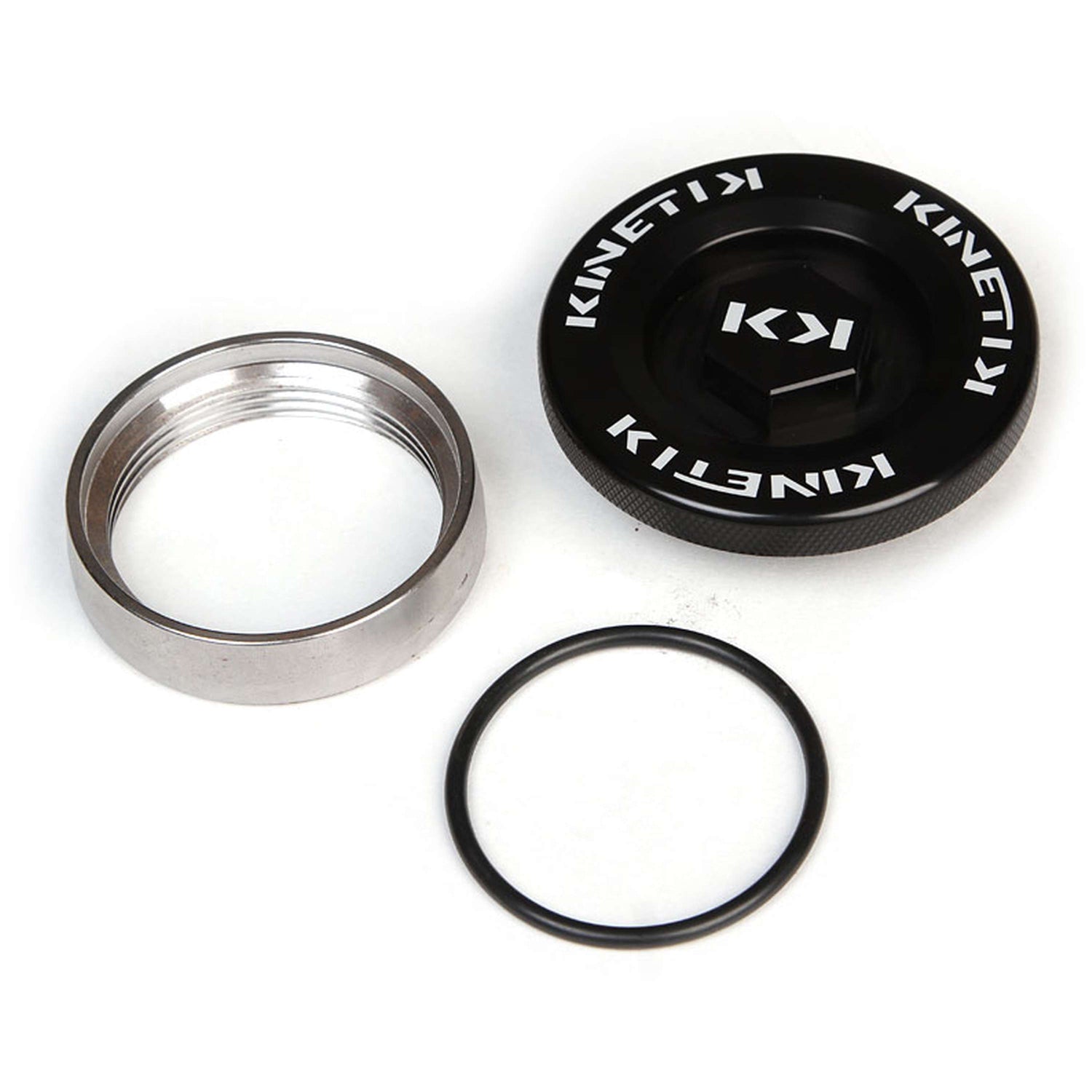 KINETIK Large Filler Cap Kit (alum/steel) <br>Universal