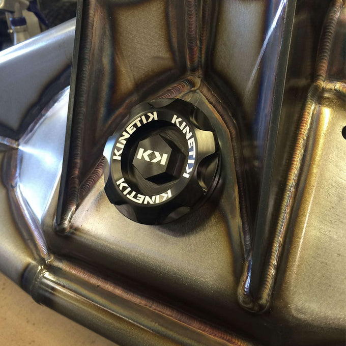 KINETIK Large Filler Cap Kit (alum/steel) <br>Universal