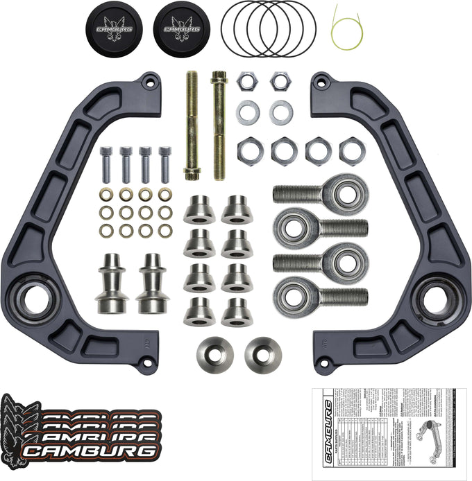 KINETIK V2 Performance Billet Uniball Upper Arms <br>21-24 Ford F-150