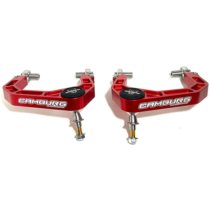 KINETIK V2 Performance Billet Uniball Upper Arms (RED) <br>21-25 Ford Bronco