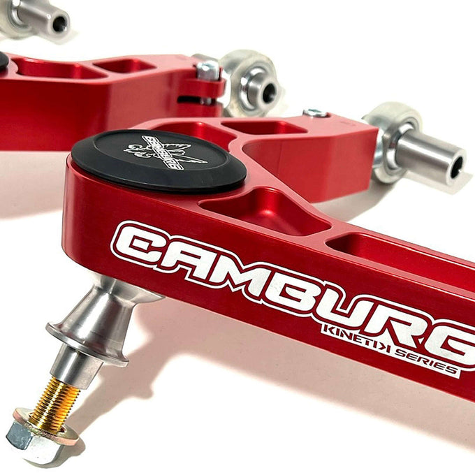 KINETIK V2 Performance Billet Uniball Upper Arms (RED) <br>21-25 Ford Bronco
