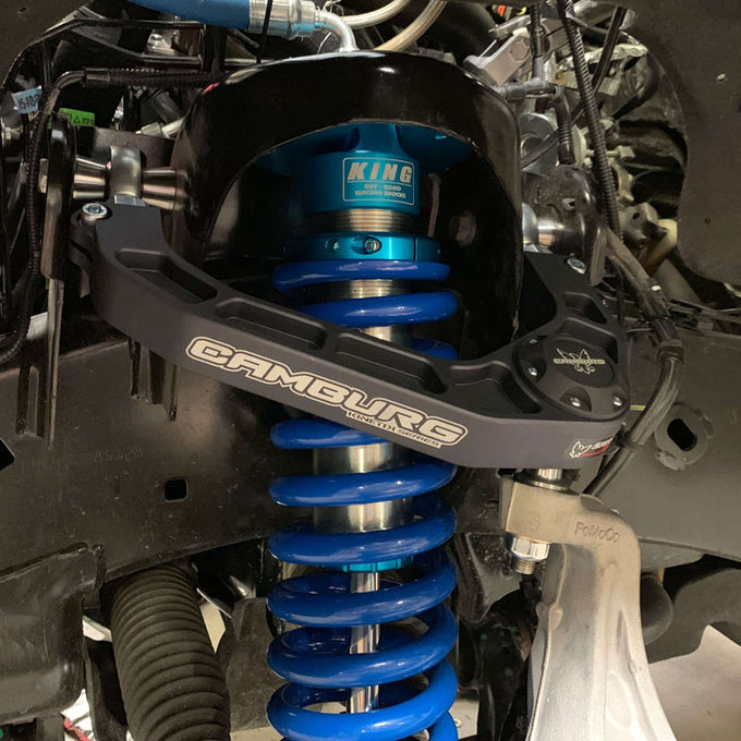 KINETIK V2 Performance Billet Uniball Upper Arms - Grey <br>04-20 Ford F-150