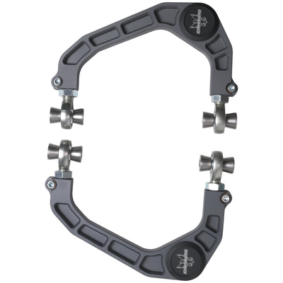 KINETIK V2 Performance Billet Uniball Upper Arms - Grey <br>04-20 Ford F-150