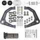 KINETIK V2 Performance Billet Uniball Upper Arms - Grey <br>17-25 Ford F-150