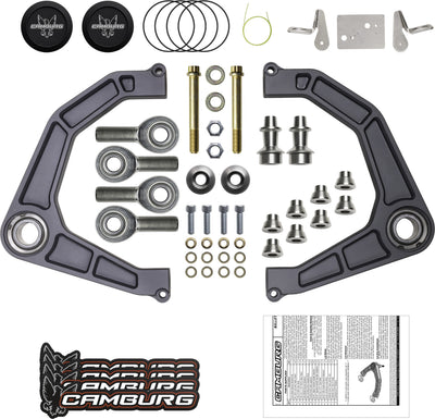 KINETIK V2 Performance Billet Uniball Upper Arms - Grey <br>17-25 Ford F-150