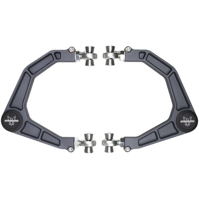 KINETIK V2 Performance Billet Uniball Upper Arms - Grey <br>17-25 Ford F-150