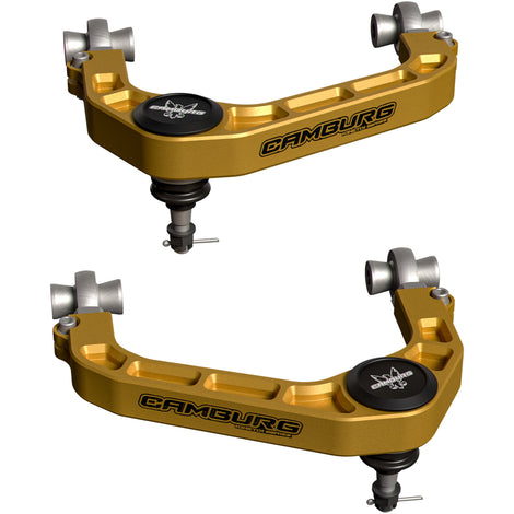 KINETIK Performance Billet Upper Arms (Gold) <br>21-25 Ford F-150