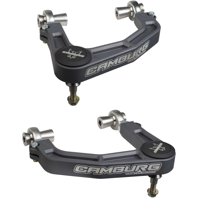 KINETIK V2 Performance Billet Uniball Upper Arms - Grey <br>19-23 Ford Ranger