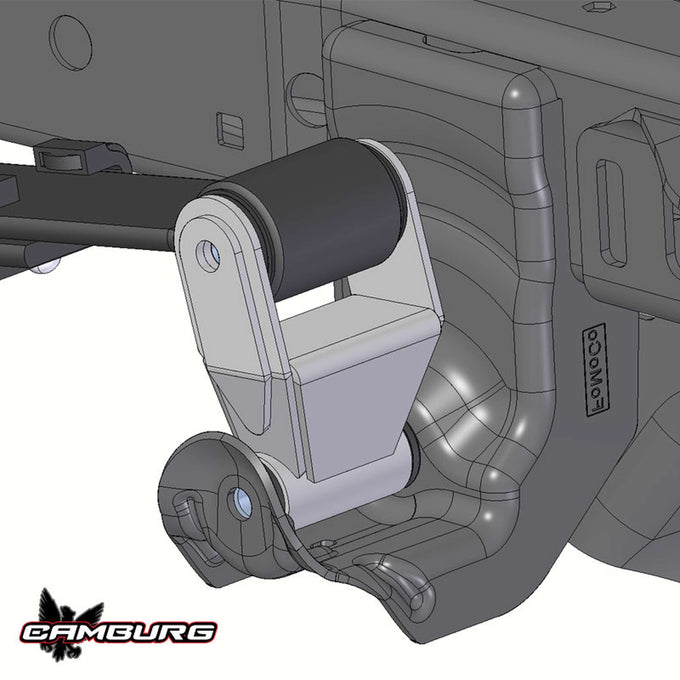 Extended Length TIG Shackles (1.50 in. Lift) <br>99-18 Chevy Silverado, GMC Sierra 1500