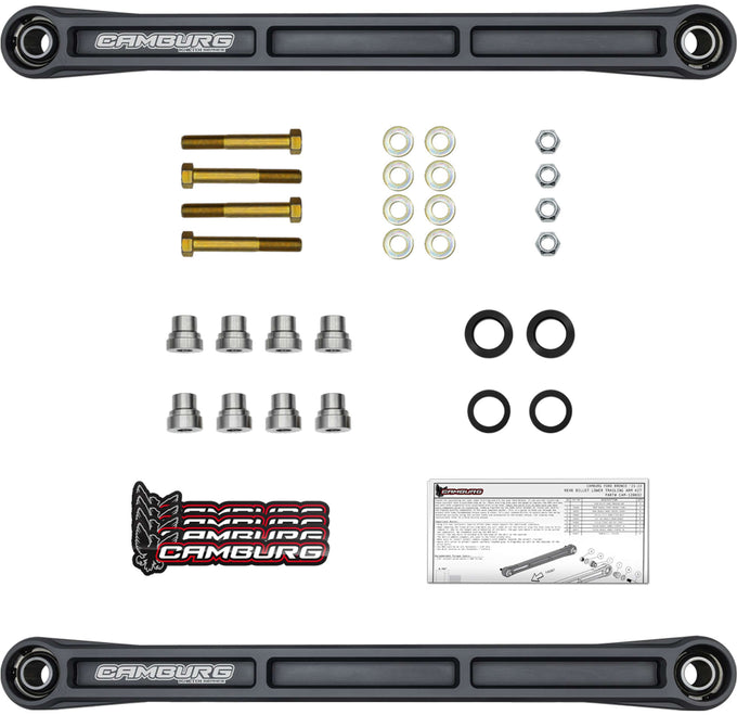 KINETIK Series Rear Billet Trailing Arm Kit - Grey <br>21-25 Ford Bronco