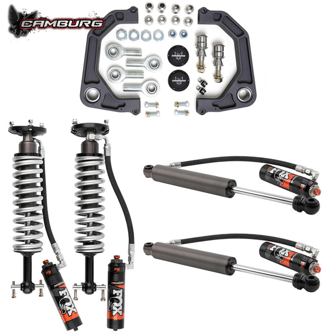 KINETIK Performance Lift Kit w/ FOX 2.50 in. Factory Elite DSC <br>19-24 Chevy Silverado, GMC Sierra 1500