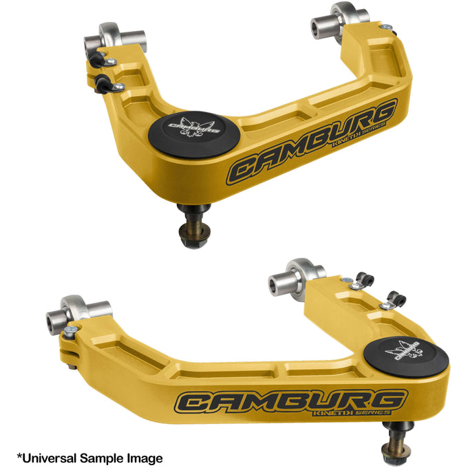 KINETIK V2 Performance Billet Uniball Upper Arms (GOLD) <br>19-24 Chevy Silverado, GMC Sierra 1500