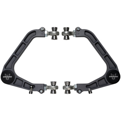 KINETIK V2 Performance Billet Uniball Upper Arms - Grey <br>19-24 Chevy Silverado, GMC Sierra 1500