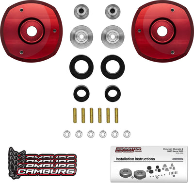 2.00 in. Front Spring Preload Kit (Red) <br>19-24 Chevy Silverado, GMC Sierra 1500
