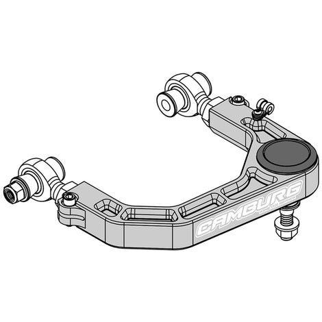 KINETIK V2 Performance Billet Uniball Upper Arms - Grey <br>05-23 Toyota Tacoma, 03-24 4Runner, 10-22 Lexus GX460