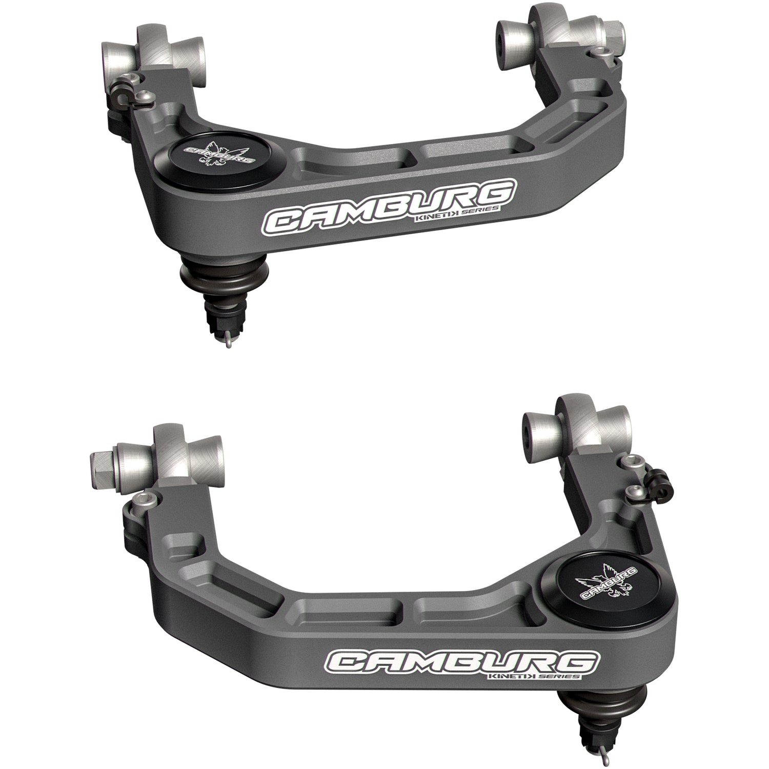 KINETIK Performance Billet Upper Arms (Gray) <br>03-24 Toyota 4Runner, 07-14 FJ Cruiser