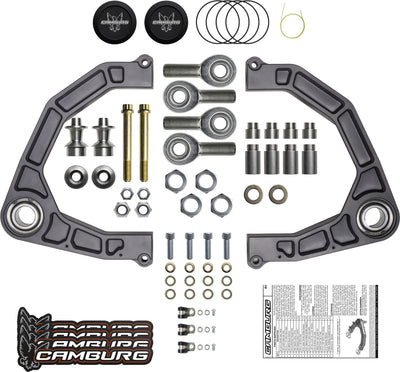 KINETIK V2 Performance Billet Uniball Upper Arms - Grey <br>22-25 Toyota Tundra, 23-25 Sequoia