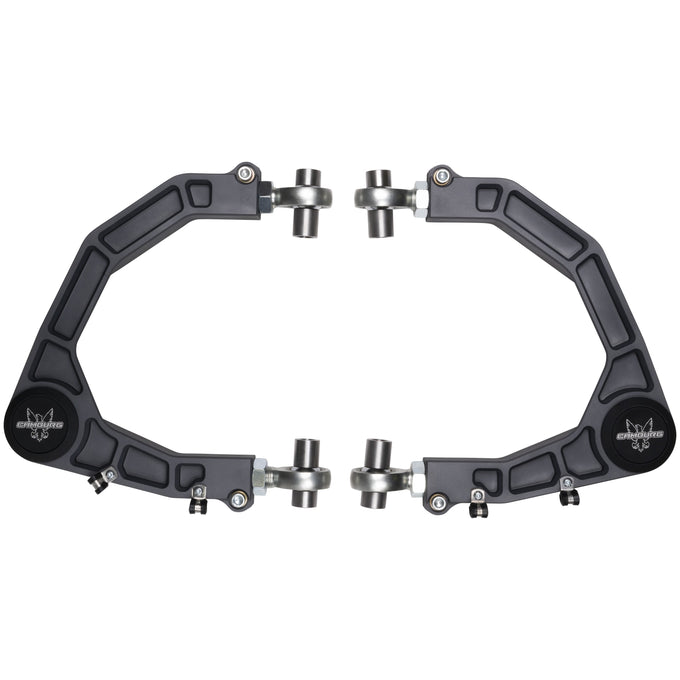 KINETIK V2 Performance Billet Uniball Upper Arms - Grey <br>22-25 Toyota Tundra, 23-25 Sequoia