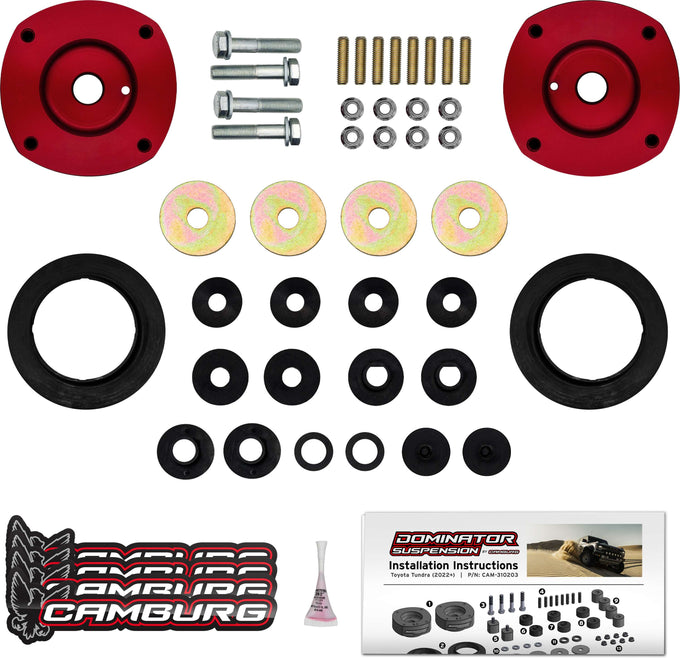 1.50 in. Front Spring Preload Kit (Red) <br>22-25 Toyota Tundra
