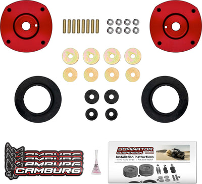 2.00 in. Front Spring Preload Kit (Red) <br>07-21 Toyota Tundra