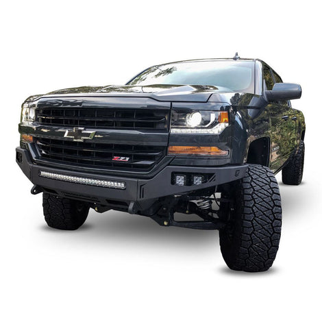 Octane Front Winch Bumper- With Parking Sensors<br>16-18 Chevy Silverado 1500