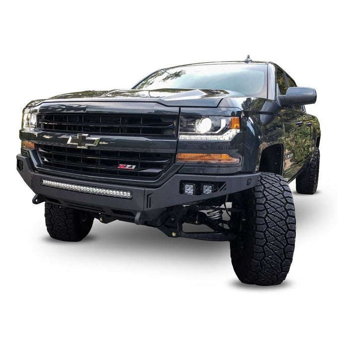 Octane Front Winch Bumper- With Parking Sensors<br>16-18 Chevy Silverado 1500