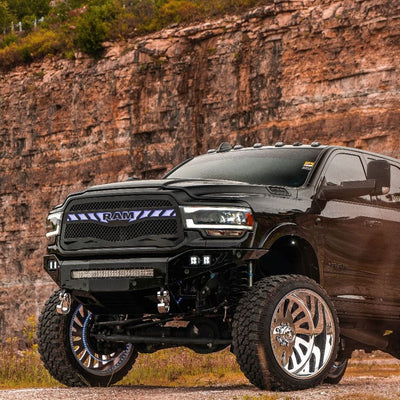 Octane Series Front Bumper- With Parking Sensors<br>19-23 Ram 2500 3500