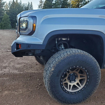 Octane Front Winch Bumper- No Parking Sensors<br>16-18 GMC Sierra 1500
