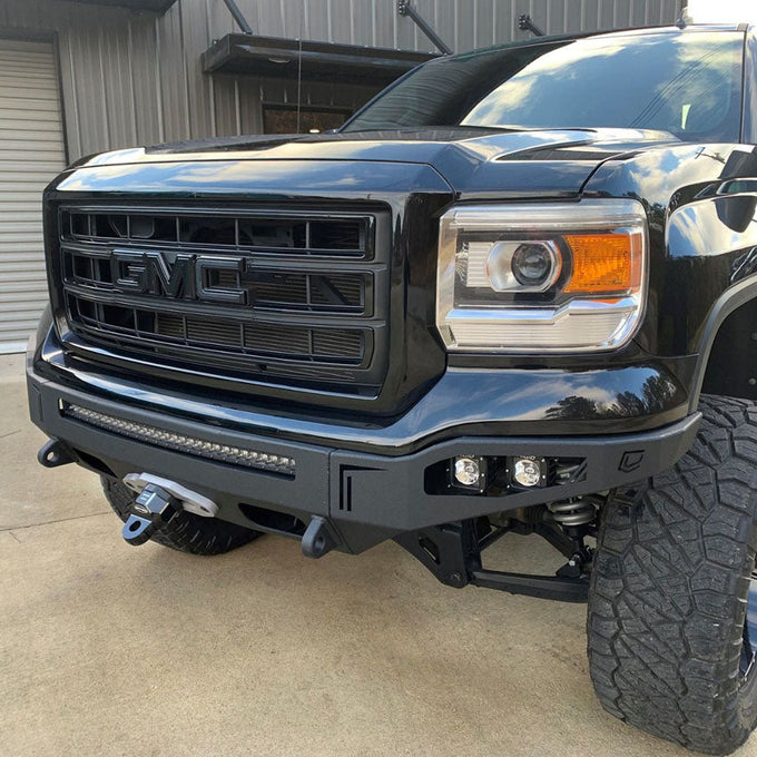 Octane Front Winch Bumper- With Parking Sensors<br>16-18 GMC Sierra 1500