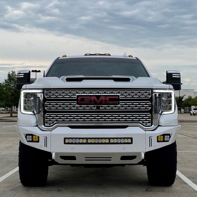 Octane Front Bumper- With Parking Sensors<br>20-23 GMC Sierra 2500 3500 HD