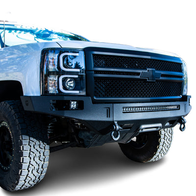 Octane Front Winch Bumper- No Parking Sensors<br>14-15 Chevy Silverado 1500