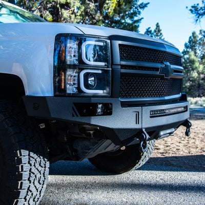 Octane Front Winch Bumper- No Parking Sensors<br>14-15 Chevy Silverado 1500