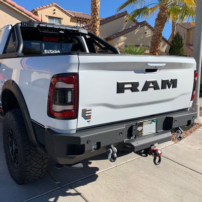Octane Rear Bumper- No Parking Sensors<br>10-18 Ram 2500 3500