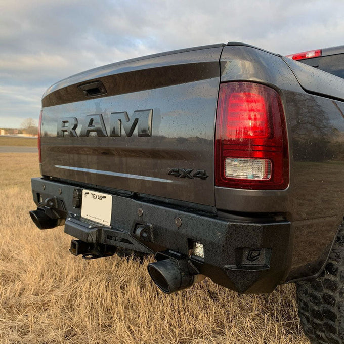 Octane Series Rear Bumper- No Parking Sensors<br>11-18 Ram 1500