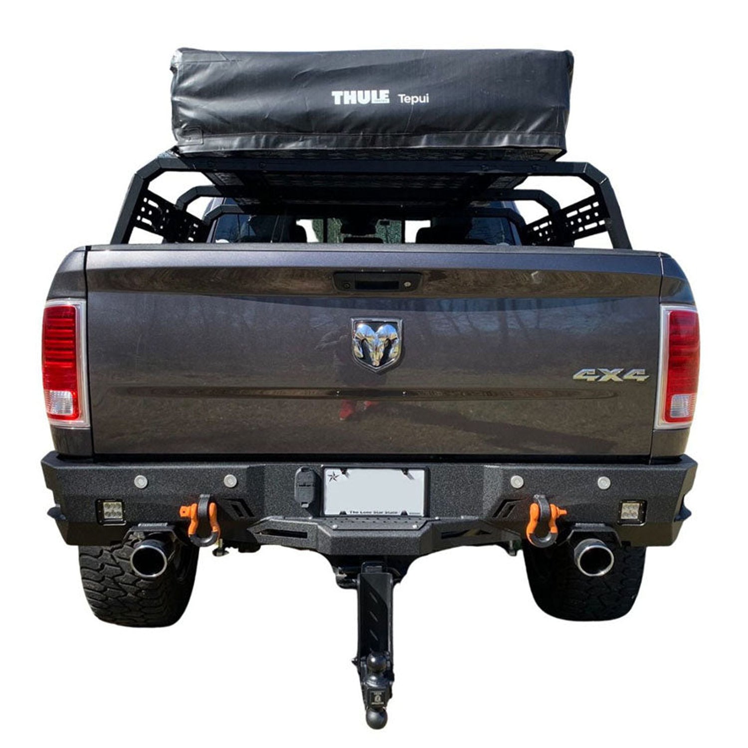 Octane Series Rear Bumper- With Parking Sensors<br>11-18 Ram 1500