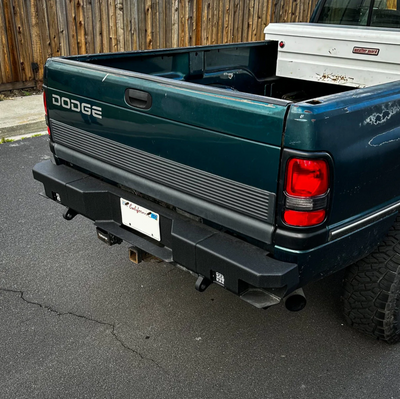 Octane Rear Bumper<br>94-02 Ram 1500 2500 3500