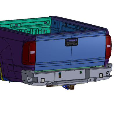 Octane Rear Bumper<br>15-20 GMC Canyon, 17-20 Chevy Colorado