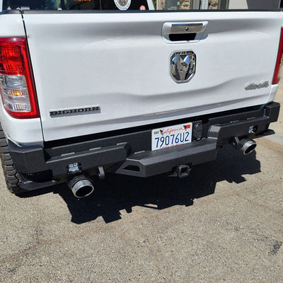 Octane Rear Bumper- No Parking Sensors<br>19-21 Ram 1500