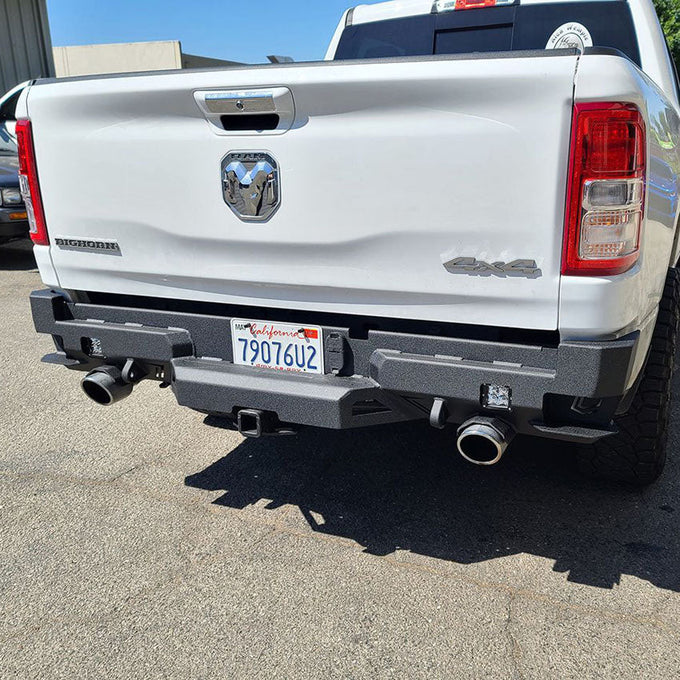Octane Rear Bumper- No Parking Sensors<br>19-21 Ram 1500