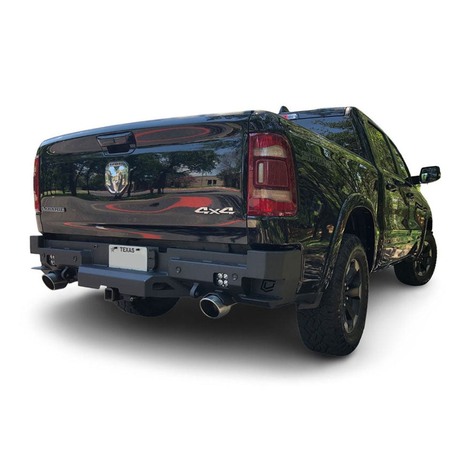 Octane Rear Bumper- With Parking Sensors<br>19-21 Ram 1500