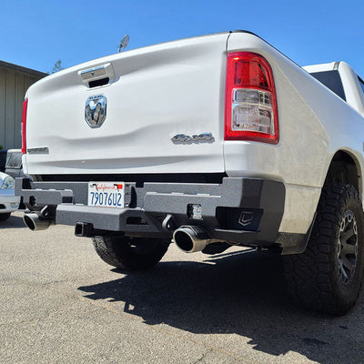 Octane Rear Bumper- With Parking Sensors<br>19-21 Ram 1500