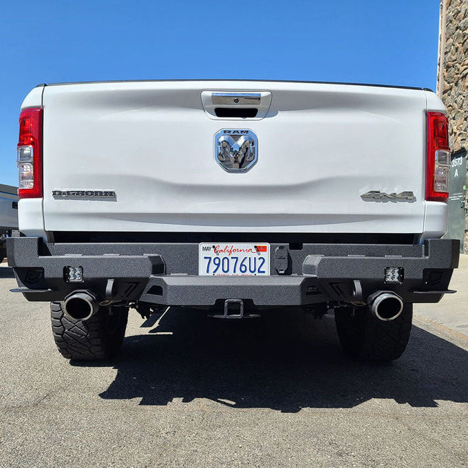 Octane Rear Bumper- With Parking Sensors<br>19-21 Ram 1500