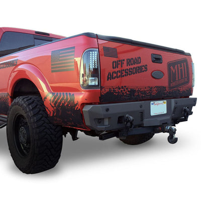 Octane Series Rear Bumper- With Parking Sensors<br>11-16 Ford F-250 F-350 Super Duty