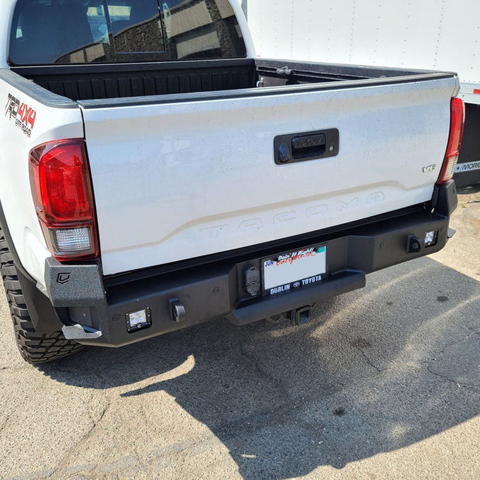 Octane Rear Bumper- No Parking Sensors<br>16-23 Toyota Tacoma