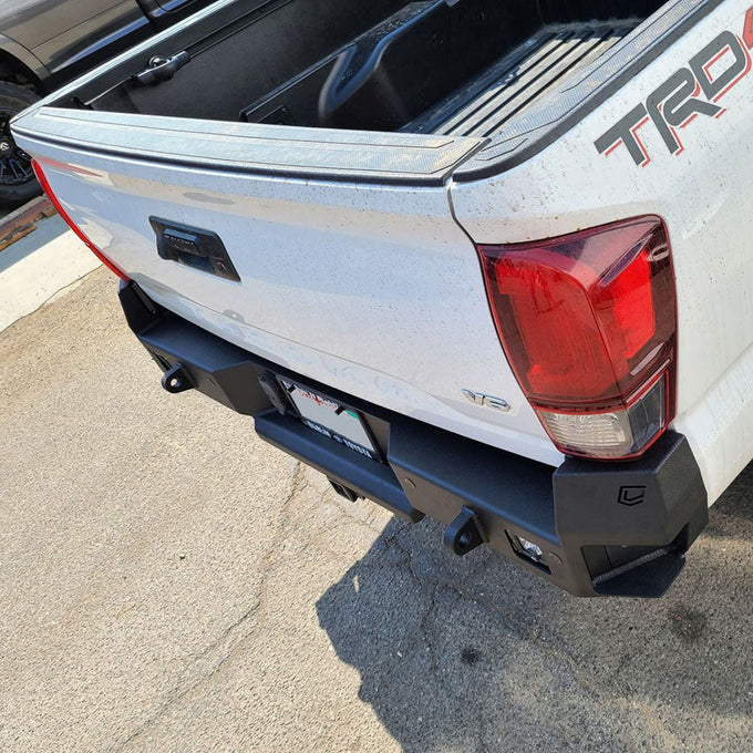 Octane Rear Bumper- No Parking Sensors<br>16-23 Toyota Tacoma