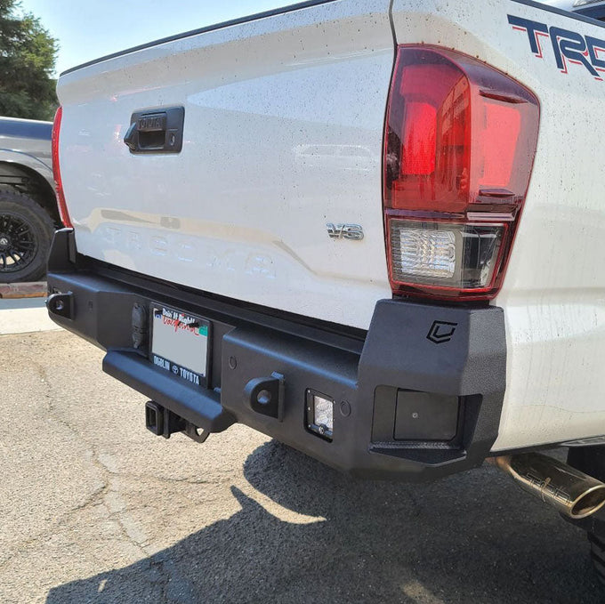 Octane Rear Bumper- With Parking Sensors<br>16-23 Toyota Tacoma