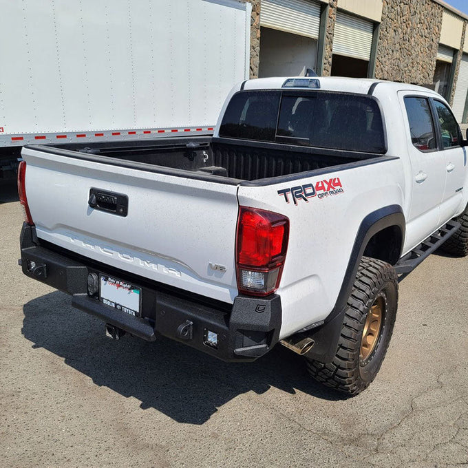 Octane Rear Bumper- With Parking Sensors<br>16-23 Toyota Tacoma