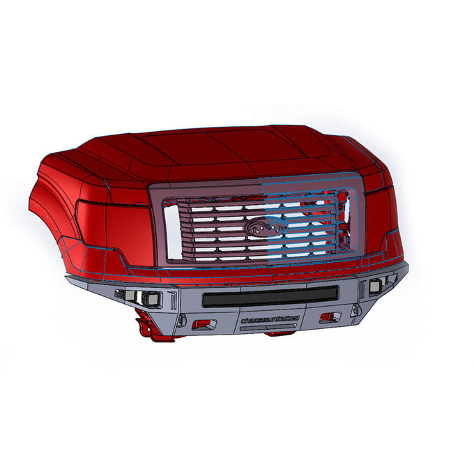 Octane Rear Bumper Yes Parking Sensors<br>09-14 Ford F-150